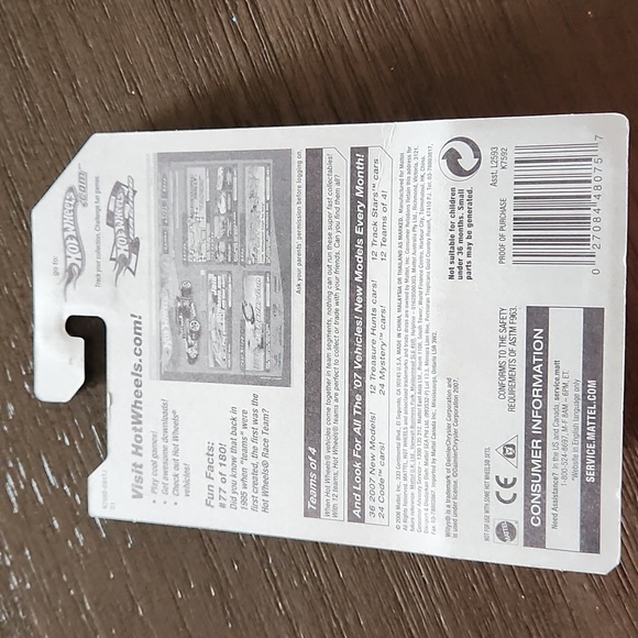 Hot Wheels Blue 1941 Willys Coupe # 01 of 04 with fold out wheelie bar - Picture 4 of 4